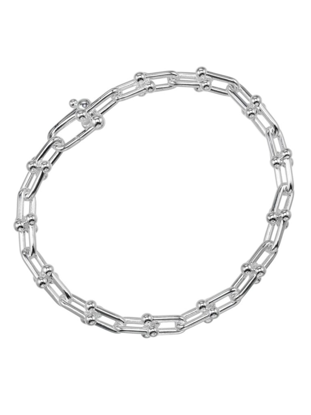 Tiffany & Co HardWear Small Link 17 925 Sterling Silver Bracelet